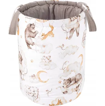 Koš na prádlo BAVLNĚNÝ KOŠ NA HRAČKY Prádlo Oboustranný vak JUKKI