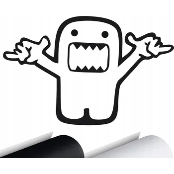Samolepicí dekorace na vozidlo SAMOLEPKA na auto STRAŠIDELNÁ PŘÍŠERA MONSTER 15x9 cm