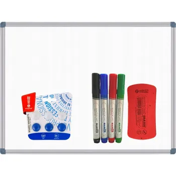 Magnetická tabule na psaní 90x60 cm SADA