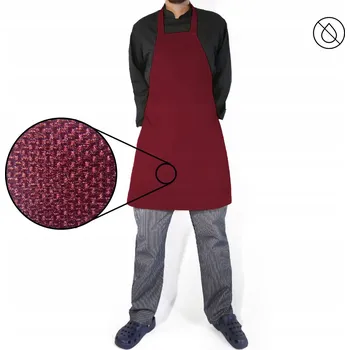 Kuchyňská zástěra Vodotěsná kuchyňská zástěra – Bordó