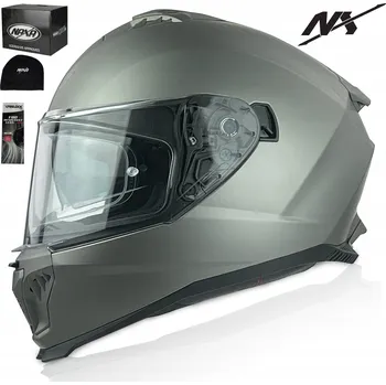 Helma na motorku Motocyklová přilba Naxa F31 vel. XL šedá