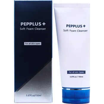 PEPPLUS+ - SOFT FOAM CLEANSER - Jemná čisticí pěna s peptidy a rostlinnými extrakty 150 ml
