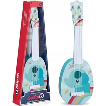 Hudební nástroj pro děti KYTARA PRO DĚTI UKULELE 36 CM HUDEBNÍ NÁSTROJ