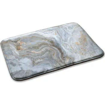 Obraz Dekorativní moderní kobereček podlahový Loft do kuchyně, mramorový vzor, 75x45 cm