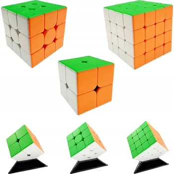Hlavolam KOSTKA MoYu SADA 2x2 3x3 4x4 ORIGINÁLNÍ RYCHLÁ