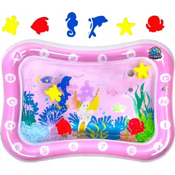 Hračka pro nejmenší NAFUKOVACÍ VODNÍ SENZORICKÁ PODLOŽKA PRO MIMINKA 64 cm