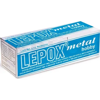 Průmyslové lepidlo LEPOX Metal, Název: LEPOX METAL HOBBY, Balení: A 100 g + B 50 g