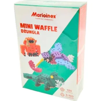 ostatní stavebnice Stavebnice Marioinex Fabryka Zabawek Mini Waffle Džungle 120 kusů ZAK