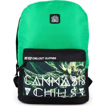 Školní batoh jednokomorový chillout zelený
