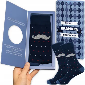 Pánské ponožky Pánské ponožky SOXO Nejlepší dědeček na světě