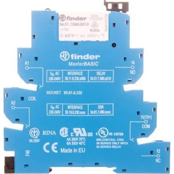 Relé Reléový vazební modul 1P 6A 220-240V AC