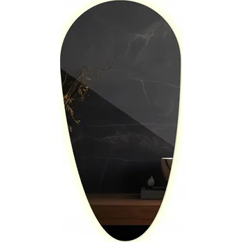 Zrcadlo Zrcadlo s designovým osvětlením, ozdobné, závěsné