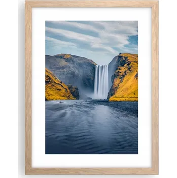 Obraz Obraz plakát v rámu světlý dub do obýváku 30x40 krajina plakáty na zeď