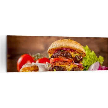 Obraz Velký obraz do obýváku 160x50 gastronomie moderní na plátně obrazy