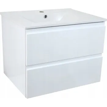 Koupelnový nábytek BPS-koupelny Koupelnová skříňka s keramickým umyvadlem Real W 60