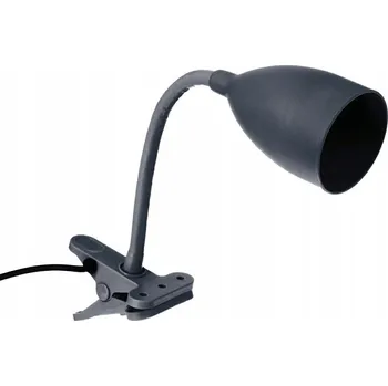 Lampička Světlo na čtení s klipem šedé tmavé