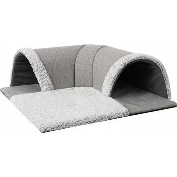 Pelíšek pro psa Podložka pro psa Doggy šedá obdélníková 70 cm x 70 cm x 23 cm