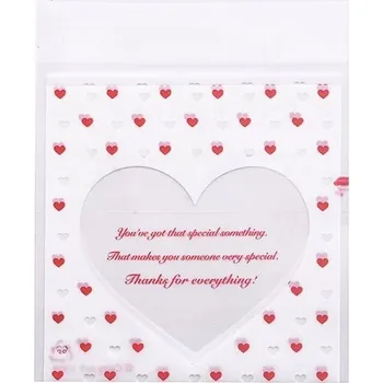 Obraz Dekorativní fóliové sáčky celofánové na dárek 100 ks 7x7 cm