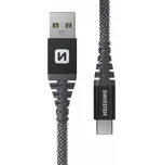 Swissten Kevlar USB/USB-C 1,5m antracit
