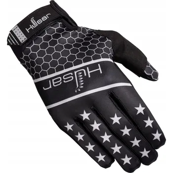 Moto rukavice MOTOCYKLOVÉ RUKAVICE HUSAR CROSS černé OFF ROAD QUAD ENDURO