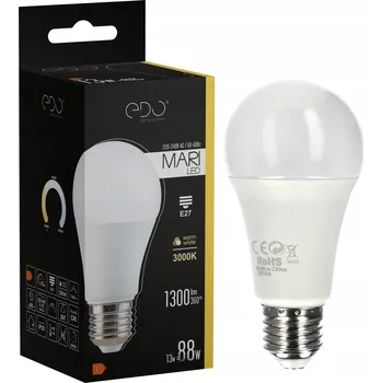 Žárovka LED žárovka E27 13W 3000K teplá bílá 1300lm EDO