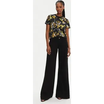 Pánské tričko Versace Jeans Couture T-Shirt 78HAH613 Černá Regular Fit XS