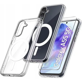 Pouzdro na mobilní telefon Zadní Kryt KrainaGSM pro Samsung, Galaxy A55 5G bezbarvý