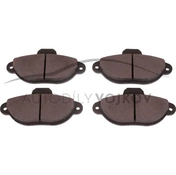 Brzdová destička Přední brzdové destičky Fiat Panda 2003- 1.2 8V