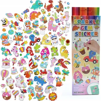 Vrták SAMOLEPKY DIAMANTOVÉ VYKLÁDÁNÍ VELKÁ SADA 127 KS