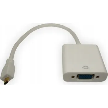 IP kamera Konvertor microHDMI zástrčka na VGA zásuvku s kabelem