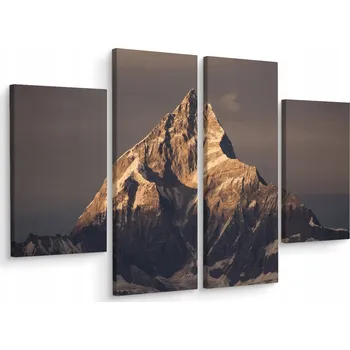 Obraz Obraz Čtyřdílný GÓRY Hory Příroda Výhled 3D Dekorace 200x150