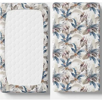 Prostěradlo PROSTĚRADLO BAMBUSOVÉ S GUMOU DO POSTÝLKY 60x120 PRODYŠNÉ - FERETTI