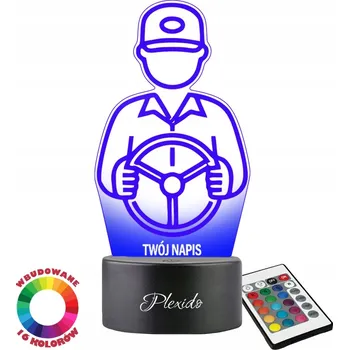 Lampička Plexido vícebarevná Noční lampa