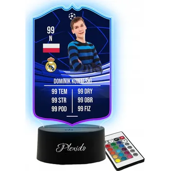 Lampička Noční lampa Plexido vícebarevná