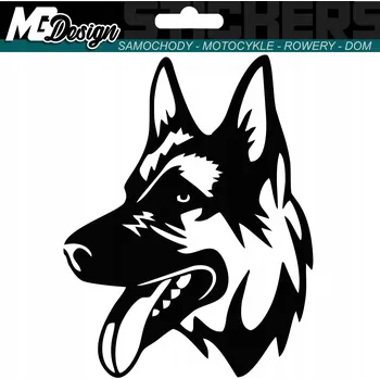 Samolepicí dekorace na vozidlo SAMOLEPKA na auto - PES, PEJSEK - 12x16 cm