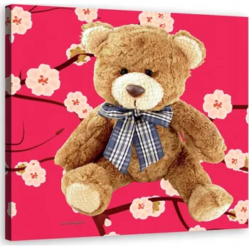Obraz OBRAZ DO DĚTSKÉHO POKOJE Plyšový medvídek 60x60