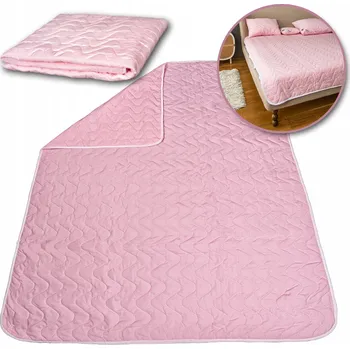 Povlečení PŘIKRÝVKA POVLEČENÍ LETNÍ NA LÉTO PŘEHOZ TEPLÁ ANTIALERGICKÁ RŮŽOVÁ | 140x200