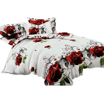 Povlečení POVLEČENÍ POVLAKY 160x200 2x POVLAKY NA POLŠTÁŘE 70x80 3 Č. SADA POVLEČENÍ SATÉNOVÝ KRATA