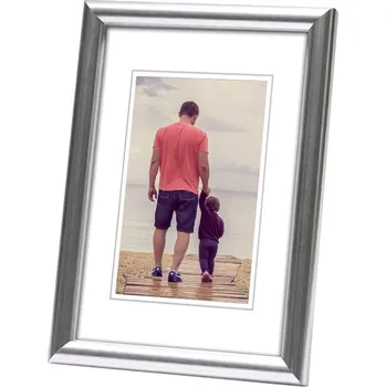 Obraz RÁMEČEK DŘEVĚNÝ STŘÍBRNÝ - FOTO RÁMEČEK 20x20 CM