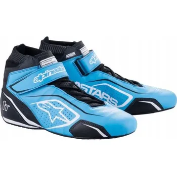 Moto obuv Boty Alpinestars Tech 1-T V3 s homologací FIA, modro-černé, velikost 37