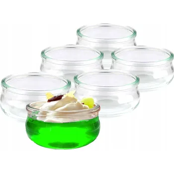 Skleněné misky sada 6 misek 210ml na dezerty ovoce omáčky svačiny