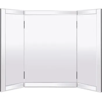 Zrcadlo Zrcadlo nástěnné zrcadlové Glamour obdélníkové třídílné rozkládací