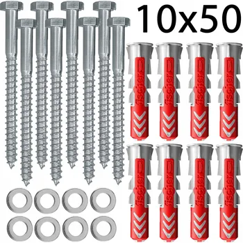 Vrták Montážní sada FISCHER 10x50, 8 kusů