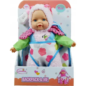 Panenka Panenka miminko pro děti s batohem a příslušenstvím