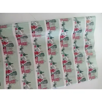 Papír MELINERA Balicí papír VÁNOCE město 5 m x 70 cm