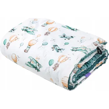 Dětská deka BAVLNĚNÁ Dětská deka do školky MINKY 100x140 cm