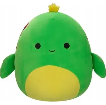 plyšák Squishmallows Plyšák ZELENÁ ŽELVA S BAREVNÝM KRUNÝŘEM LARS 30 cm