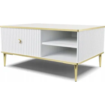 Konferenční stolek Konferenční stolek Homlando obdélníkový 90 x 60 x 43 cm bílý