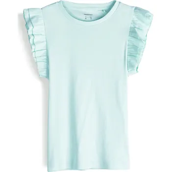 Dívčí tričko GATE Žebrované tričko s volánky 8Y 425-0143/402