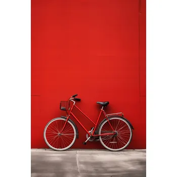 Plakát Plakát Červené kolo bez rámu 53 x 81 cm